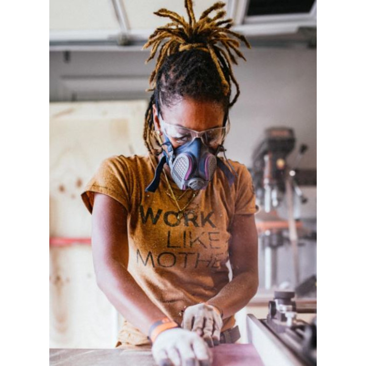 Dovetail Work Like a Mother Graphic Crew - Women's - Image 2